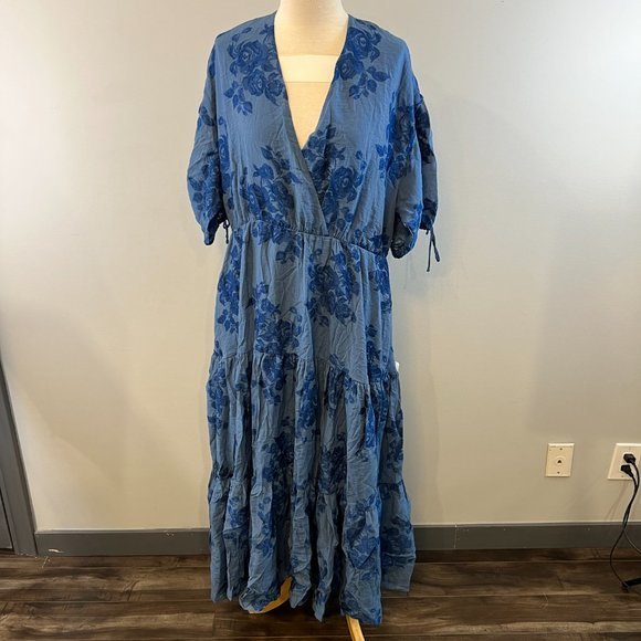 NWOT TED BAKER Zilda-Puff Sleeve Midi with Fixed Wrap‎ Front (5) - Picture 7 of 14